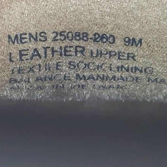 STACY ADAMS Men's Textured Leather Moc Toe Kelby Slip-on Loafers Beige Size 9M - Picture 14 of 14